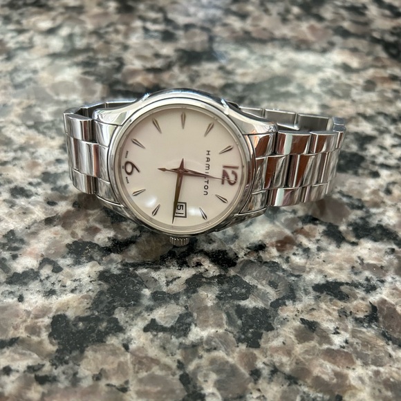 Hamilton JAZZMASTER LADY QUARTZ Watch 34mm - Picture 3 of 5